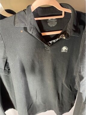 3 Taco Bell Black Polo Shirt with Logo Men’s Medium
